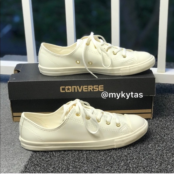 NWT Converse Ctas Dainty OX Egret LT W AUTHENTIC - Picture 4 of 8